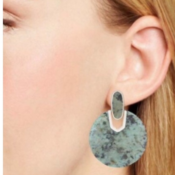 Kendra Scott Didi Turquoise Earrings - Picture 1 of 5